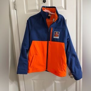 KTM Two-Tone Navy and Orange Performance Puffer Jacket
